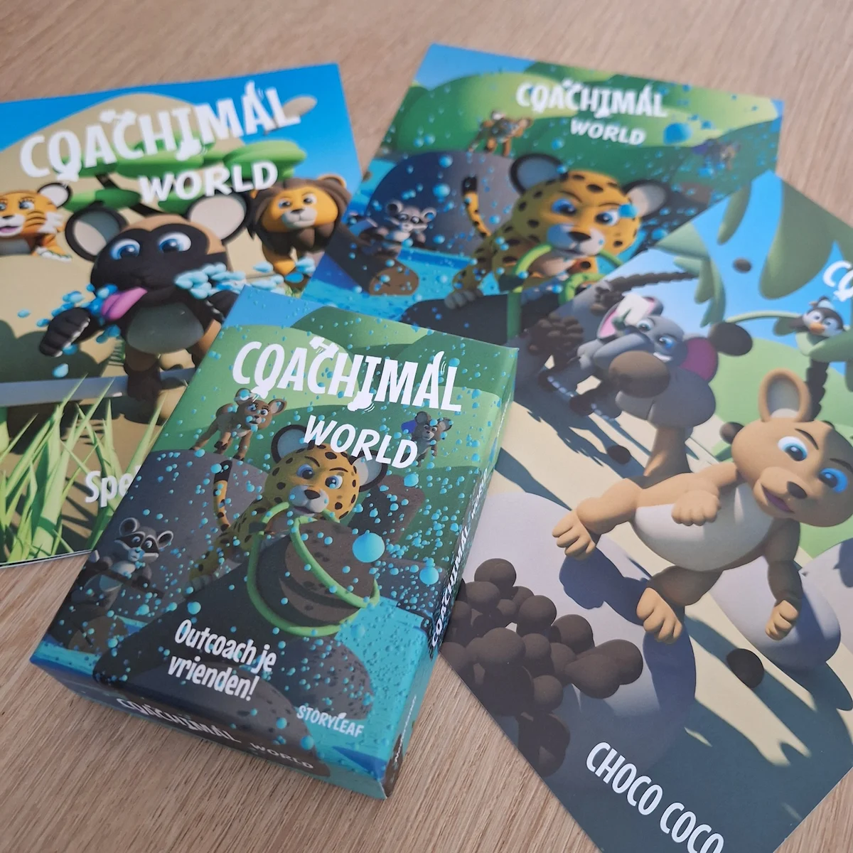 Close-up of the Coachimal World Beginner Bundle.