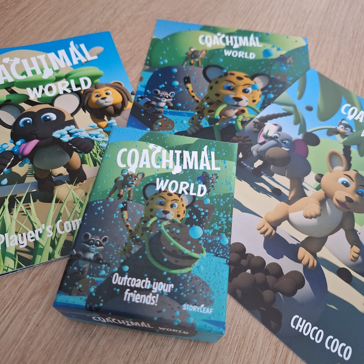 Close-up of the Coachimal World Beginner Bundle.