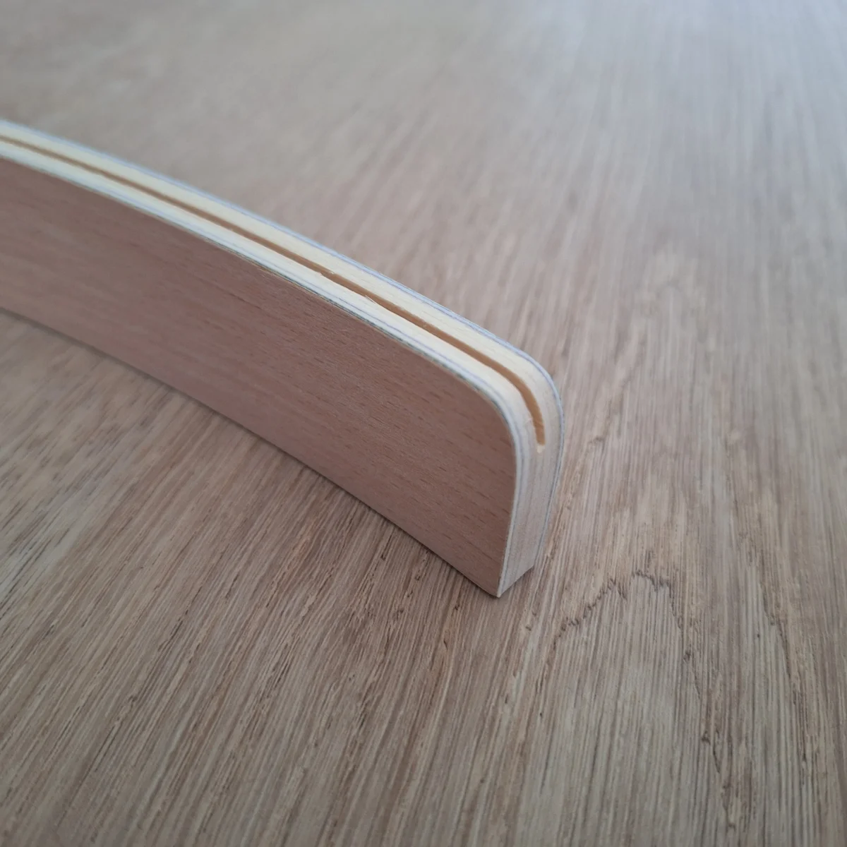 Card Holder Photo Detail Wooden Card Holder close-up.