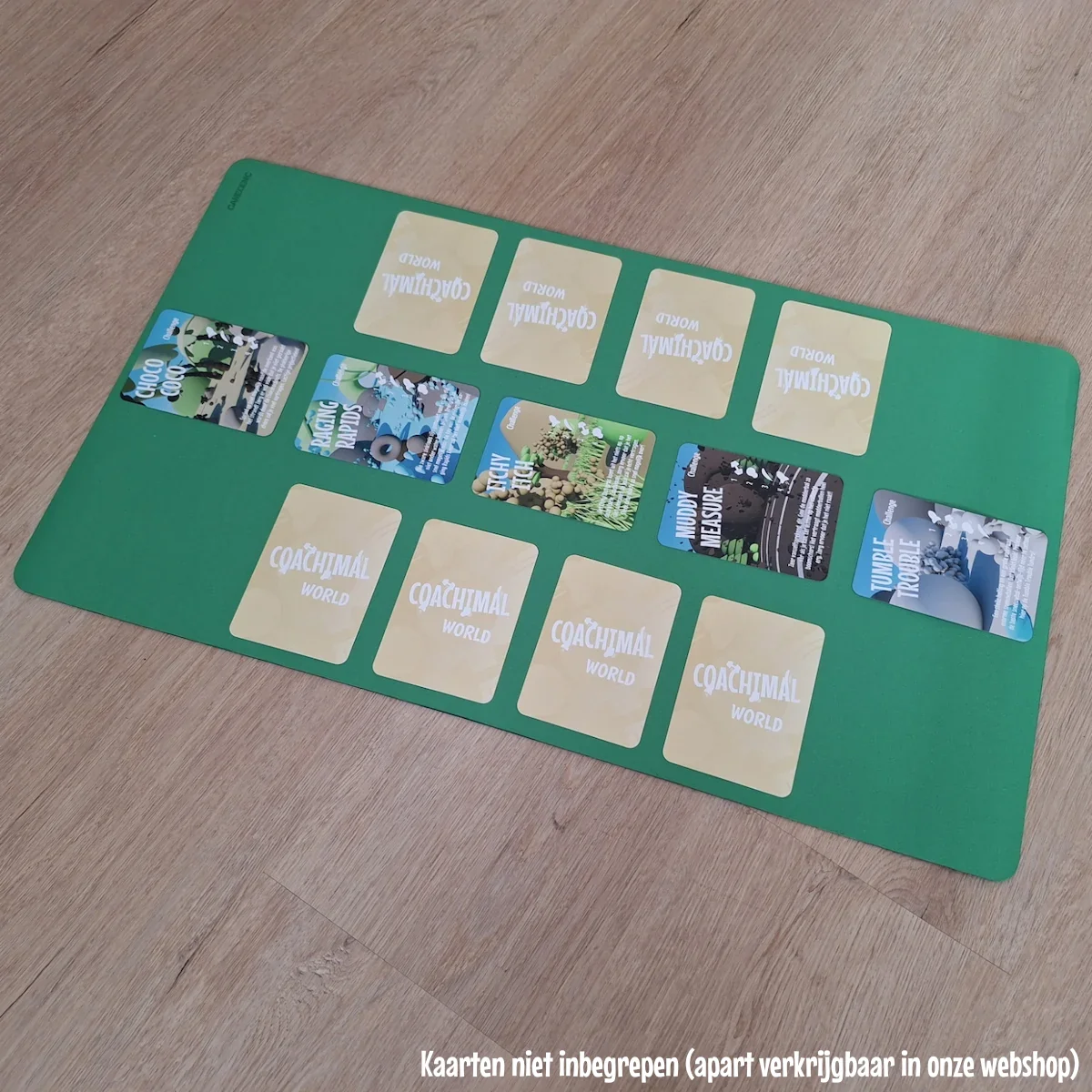 Coachimal World Cards on the Playmat.